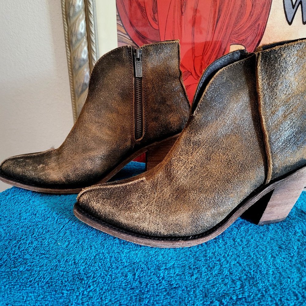 Liberty Black ankle booties. Hand made in Mexico.